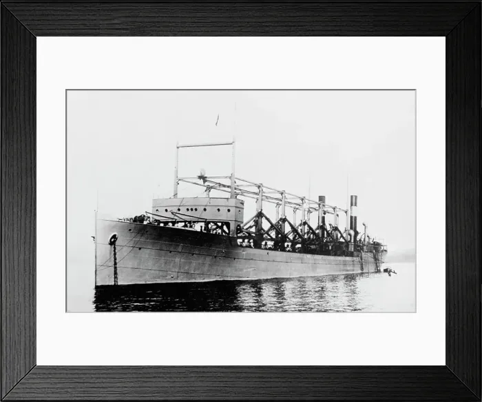 Framed Print : United States Navy Collier USS Cyclops Framed Print : United States Navy Collier USS Cyclops