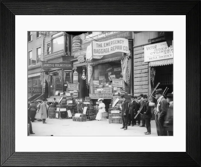 Framed Print : Baggage Store Exterior Framed Print : Baggage Store Exterior