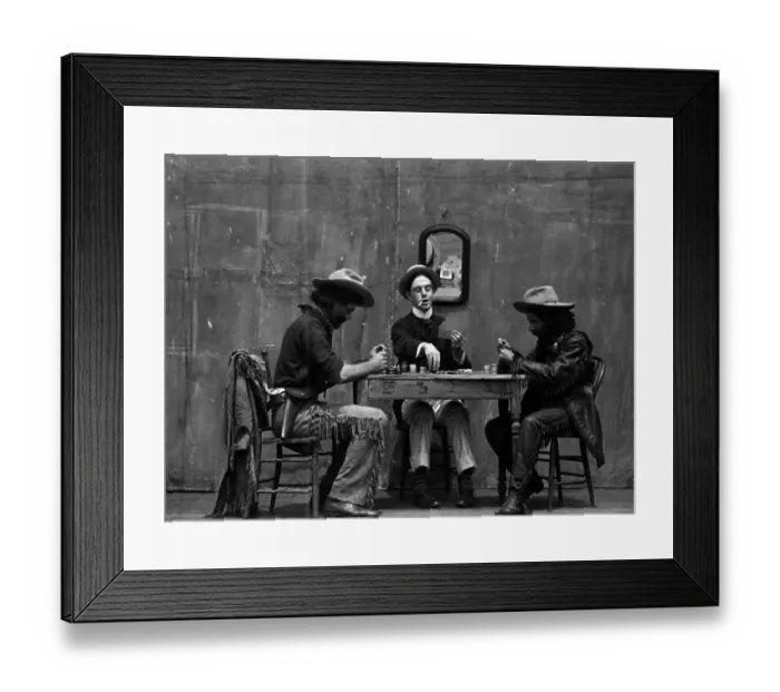 Framed Print : Cowboys & City Slicker Playing Cards Framed Print : Cowboys & City Slicker Playing Cards