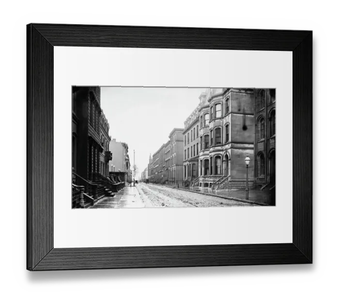Framed Print : West Walnut Street in Philadelphia Framed Print : West Walnut Street in Philadelphia
