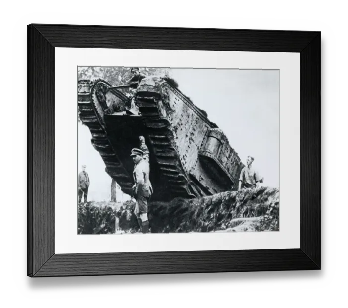Framed Print : Tank Launching High in Air Framed Print : Tank Launching High in Air