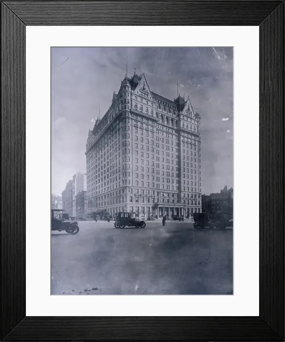 Framed Print : Early Photo of New Plaza Hotel Framed Print : Early Photo of New Plaza Hotel