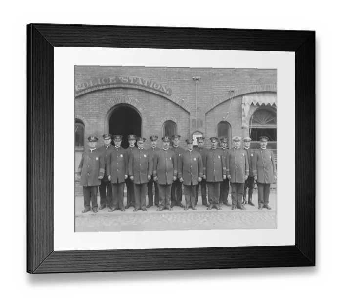 Framed Print : Newport Police Officers Framed Print : Newport Police Officers