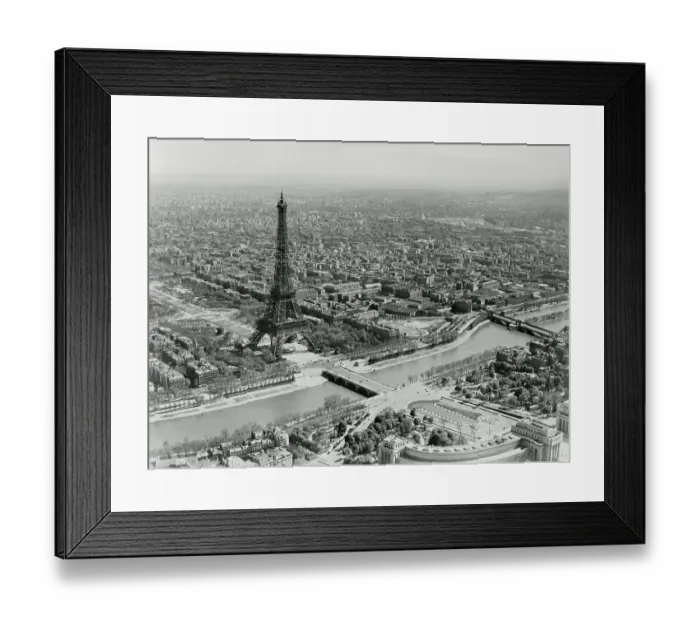 Framed Print : Aerial View of Paris Framed Print : Aerial View of Paris