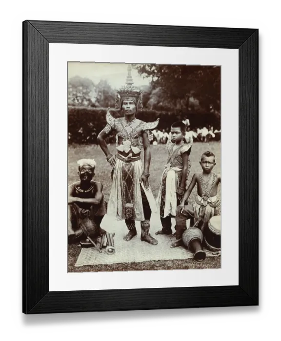 Framed Print : Thai Performers Framed Print : Thai Performers