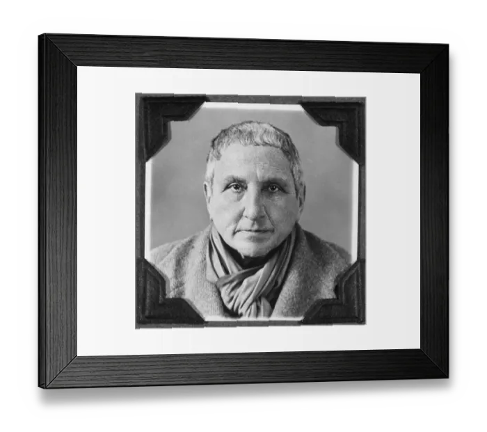 Framed Print : Passport Photo Of Gertrude Stein Framed Print : Passport Photo Of Gertrude Stein
