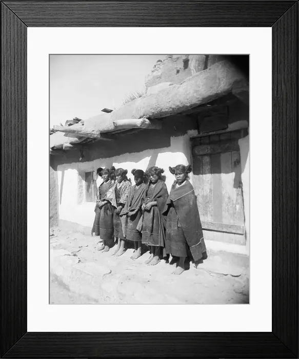 Framed Print : Young Hopi Women Framed Print : Young Hopi Women