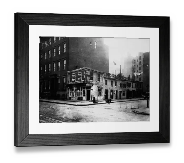 Framed Print : Old Block in Greenwich Village Framed Print : Old Block in Greenwich Village