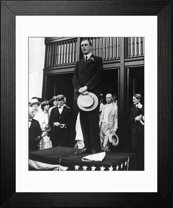 Framed Print : FDR Campaigning for New York State Senate Framed Print : FDR Campaigning for New York State Senate