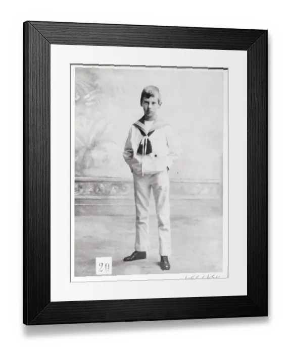 Framed Print : King Frederick as Young Lad