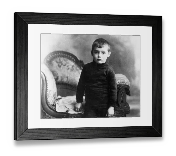 Framed Print : Cary Grant at Age Four Stands By Chair Framed Print : Cary Grant at Age Four Stands By Chair