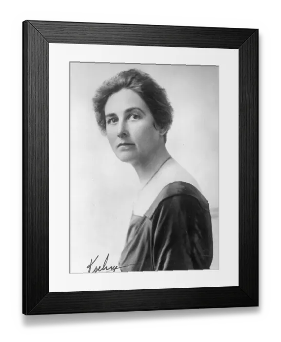 Framed Print : Mamah Borthwick Cheney, Mistress to Frank Lloyd Wright Framed Print : Mamah Borthwick Cheney, Mistress to Frank Lloyd Wright