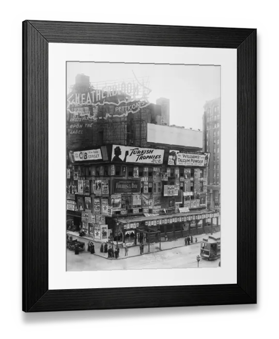 Framed Print : Metropole Hotel with Advertisements Framed Print : Metropole Hotel with Advertisements