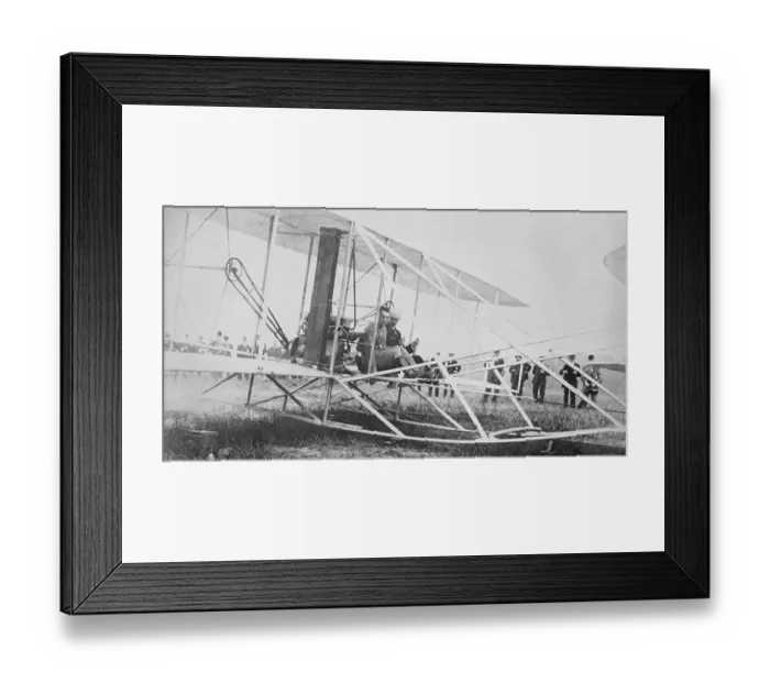Framed Print : Orville Wright and Thomas Selfridge in Plane Framed Print : Orville Wright and Thomas Selfridge in Plane