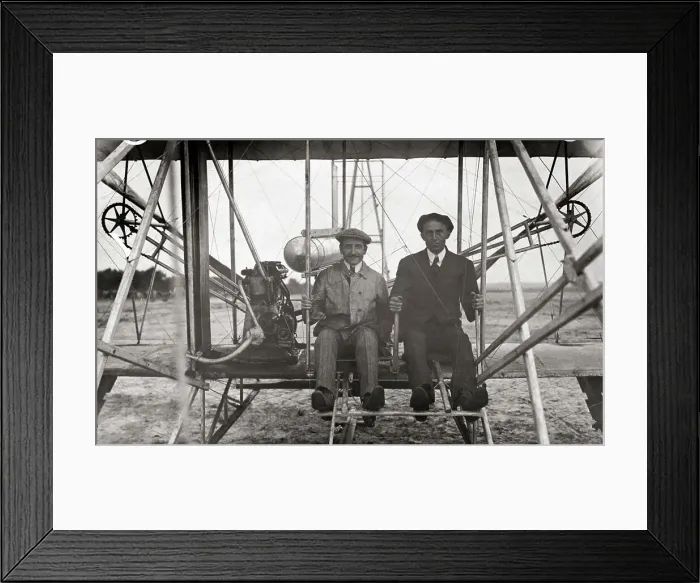 Framed Print : Paul Zens and Wilbur Wright Framed Print : Paul Zens and Wilbur Wright