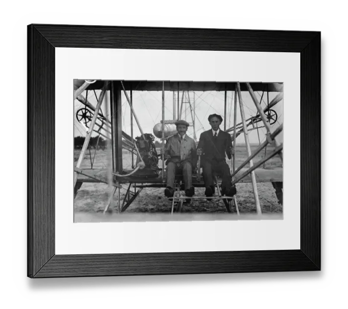 Framed Print : Wilbur Wright and Paul Zens Framed Print : Wilbur Wright and Paul Zens