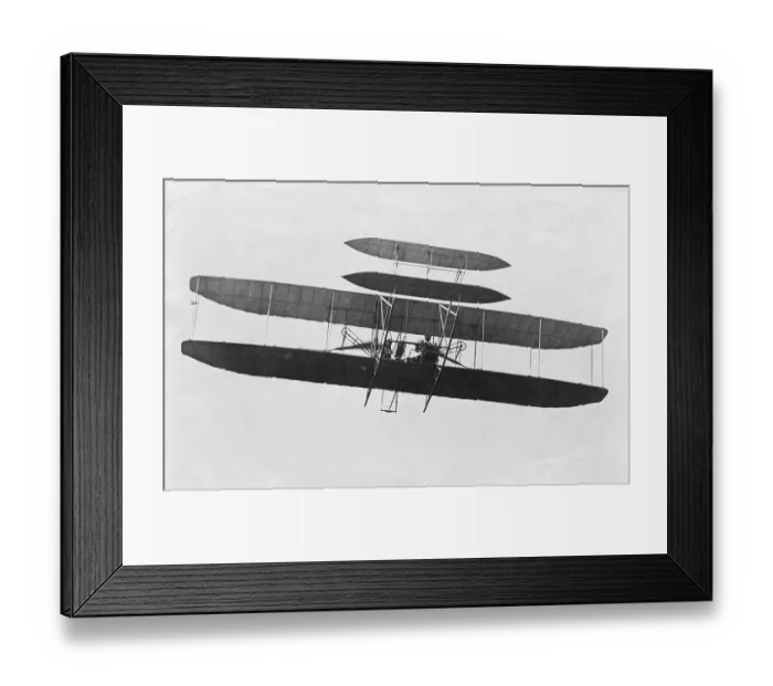 Framed Print : Wright Military Plane in Flight Framed Print : Wright Military Plane in Flight