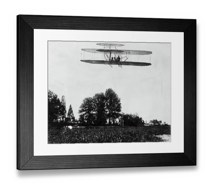 Framed Print : Orville Wright's Plane Near Ground Framed Print : Orville Wright's Plane Near Ground