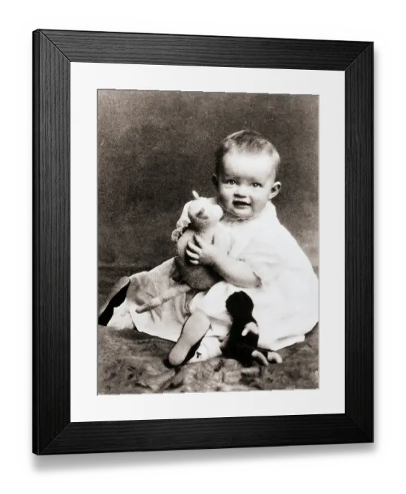 Framed Print : Bette Davis at Five Months Old Framed Print : Bette Davis at Five Months Old