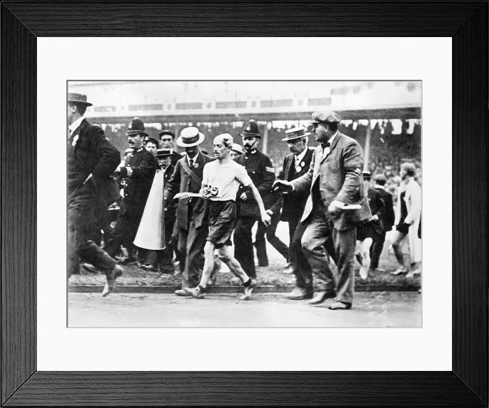 Framed Print : Pietri Dorando Olympic Marathon Runner Framed Print : Pietri Dorando Olympic Marathon Runner