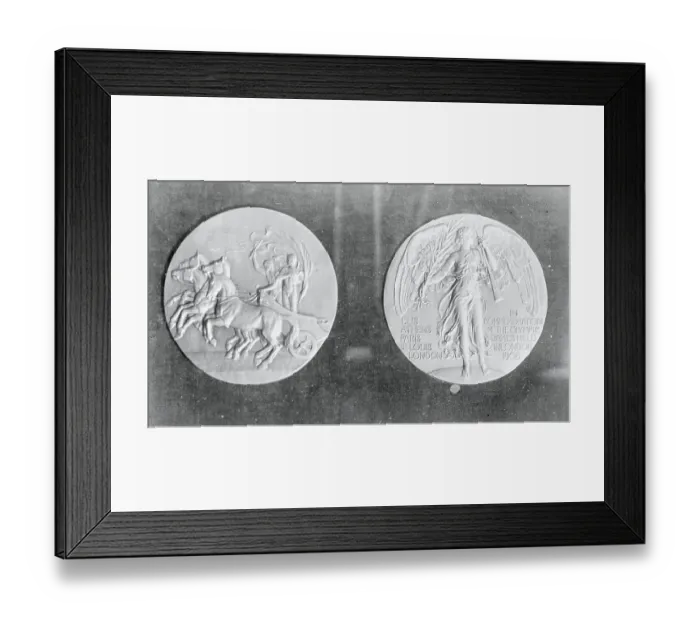 Framed Print : Commemoration Medals Framed Print : Commemoration Medals