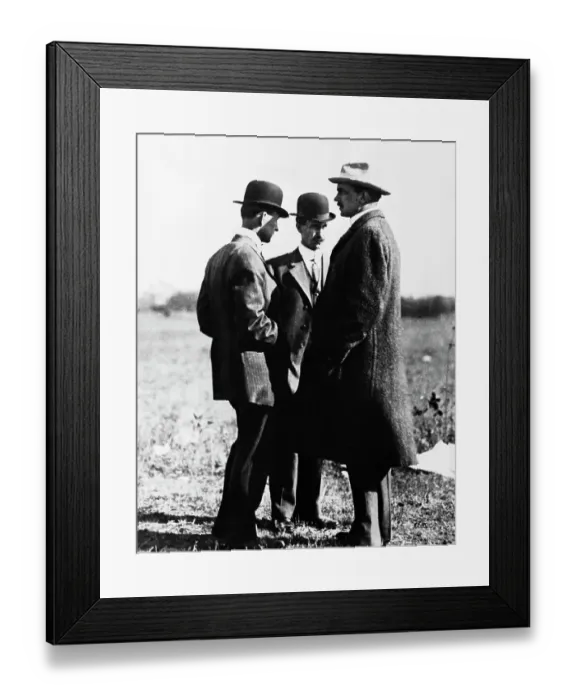 Framed Print : Wright Brothers with Allan Ryan Framed Print : Wright Brothers with Allan Ryan