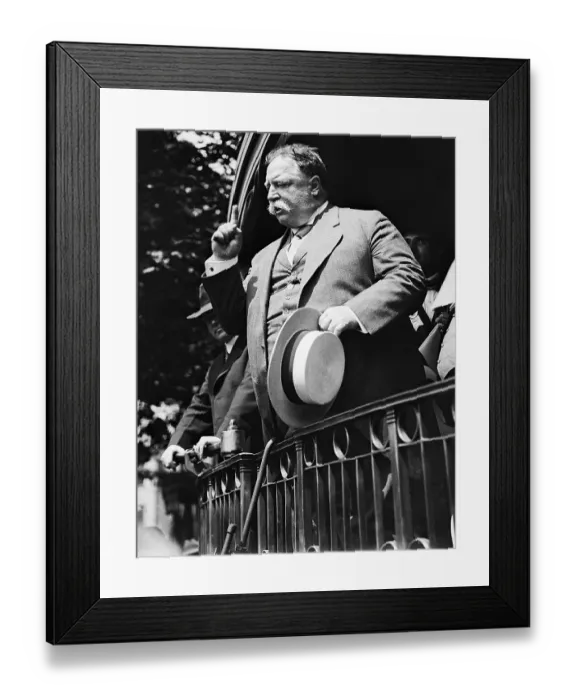 Framed Print : William Taft Campaigns from a Train Framed Print : William Taft Campaigns from a Train