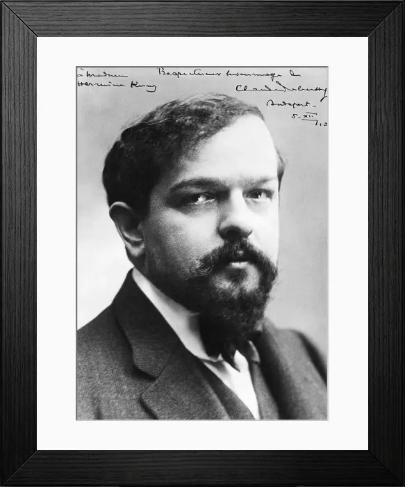 Framed Print : Claude Debussy Framed Print : Claude Debussy
