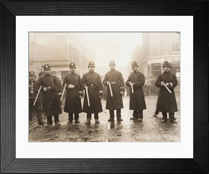 Framed Print : English Police Armed with Sporting Guns Framed Print : English Police Armed with Sporting Guns