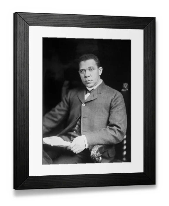 Framed Print : Portrait of Booker T. Washington Framed Print : Portrait of Booker T. Washington