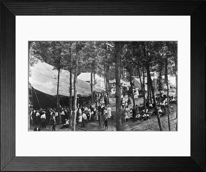 Framed Print : Photograph Of Chatauqua Meeting Framed Print : Photograph Of Chatauqua Meeting