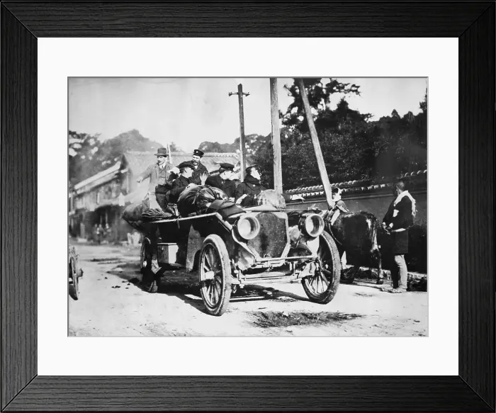 Framed Print : 1908 New York To Paris Auto Race Framed Print : 1908 New York To Paris Auto Race