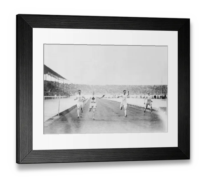 Framed Print : 200-Meter Run at 1908 Olympics Framed Print : 200-Meter Run at 1908 Olympics