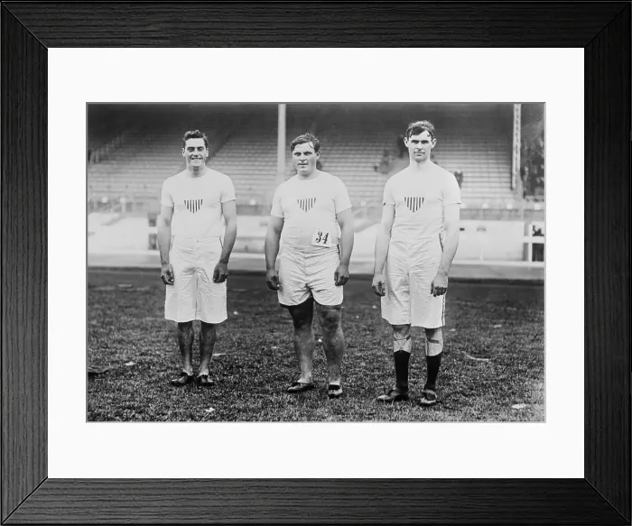 Framed Print : Olympic Discus Champions Framed Print : Olympic Discus Champions