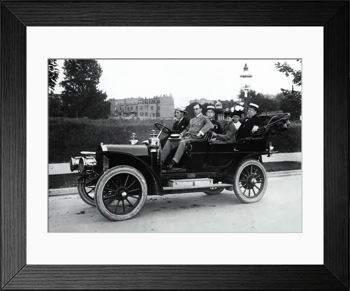 Framed Print : William Howard Taft and Family in Touring Car Framed Print : William Howard Taft and Family in Touring Car
