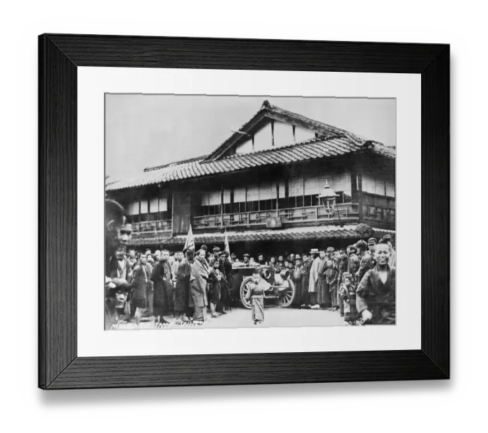 Framed Print : Thomas Flyer Riding Through Manchuria Framed Print : Thomas Flyer Riding Through Manchuria