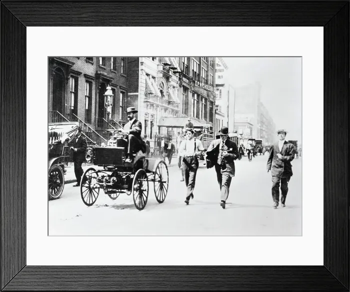 Framed Print : Selden Car Powered By Engine