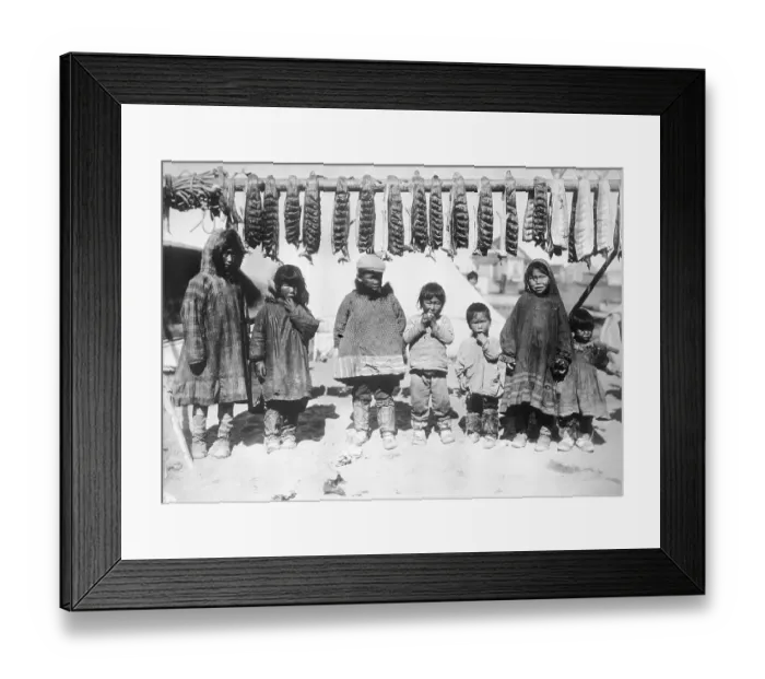 Framed Print : Inside the Tlingit Packing Company