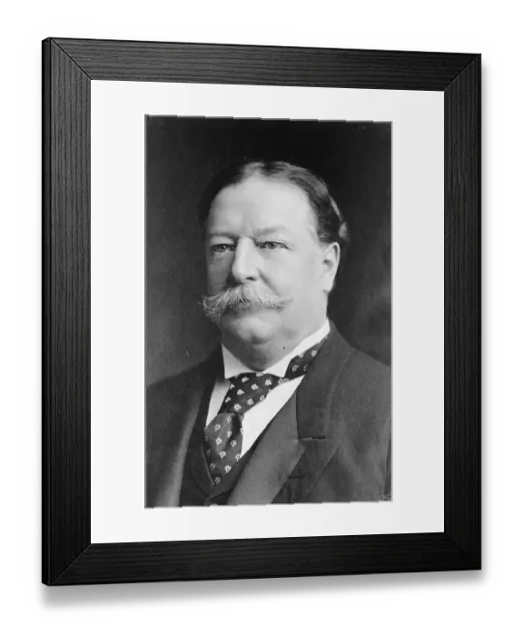 Framed Print : Portrait of William Howard Taft