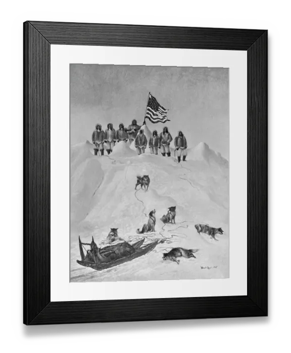 Framed Print : Shot of Robert Peary Framed Print : Shot of Robert Peary