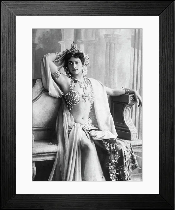 Framed Print : Dancer and Espionage Agent Mata Hari Framed Print : Dancer and Espionage Agent Mata Hari