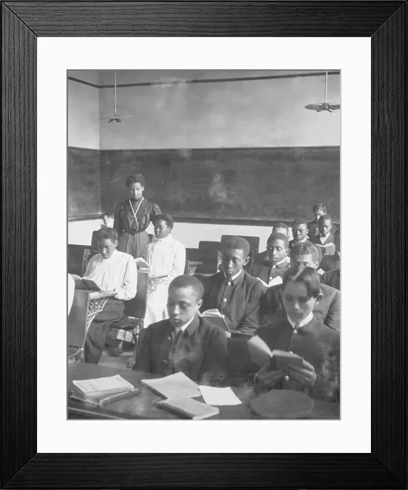 Framed Print : Alabama Classroom in 1906 Framed Print : Alabama Classroom in 1906