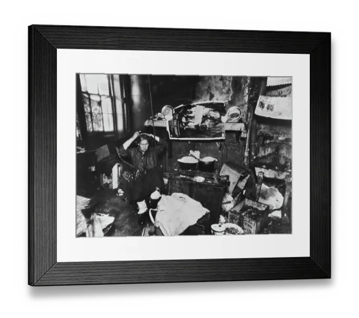 Framed Print : Tenement Squalor Framed Print : Tenement Squalor