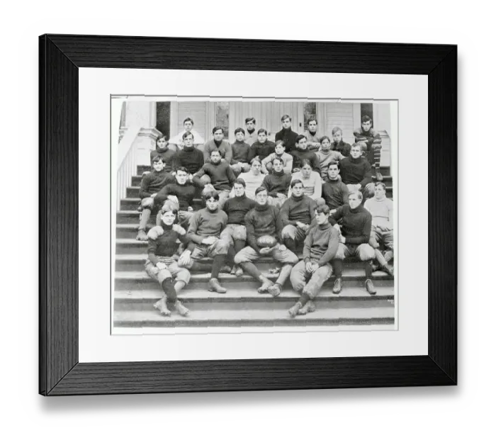 Framed Print : Young Robert Taft Sitting with Football Squad Framed Print : Young Robert Taft Sitting with Football Squad