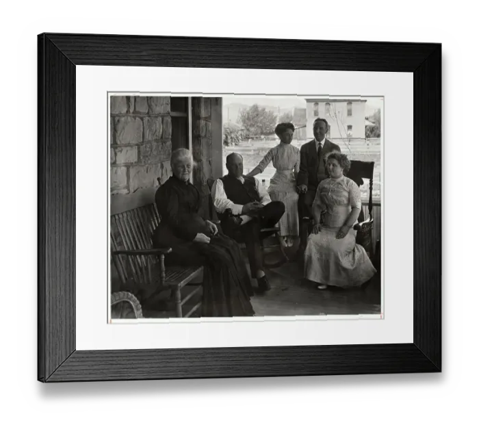 Framed Print : A Group of Thompson's Residence Framed Print : A Group of Thompson's Residence