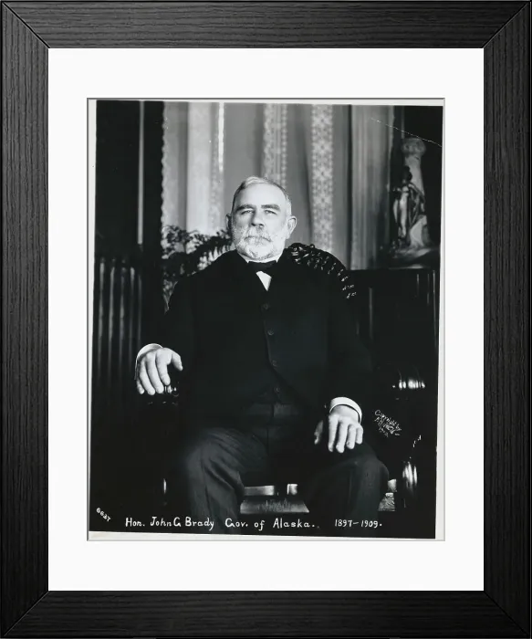 Framed Print : Portrait of John C. Brady