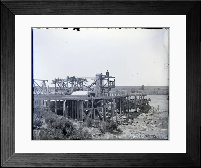 Framed Print : Idaho Falls, Gold Dredge Framed Print : Idaho Falls, Gold Dredge