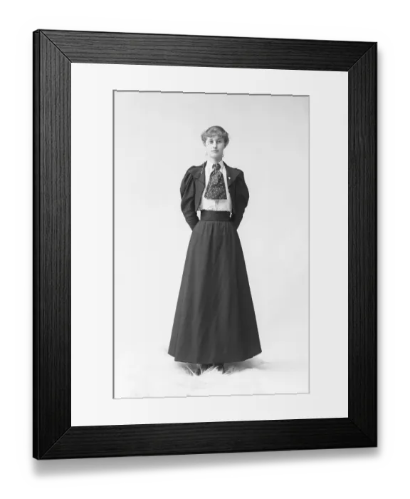 Framed Print : Woman Dressed in Conservative Modest Fashion Framed Print : Woman Dressed in Conservative Modest Fashion