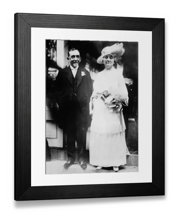 Framed Print : Benjamin Duke With His Wife Framed Print : Benjamin Duke With His Wife