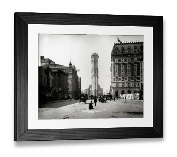 Framed Print : Broadway and Seventh Avenue South Framed Print : Broadway and Seventh Avenue South